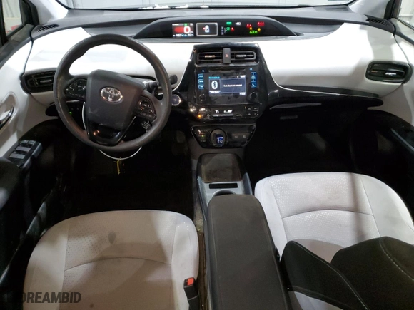 2019 Toyota Prius LE with VIN JTDL9RFU4K3005186, listed as a Copart auction lot 46004545 with 54,827 mi miles and Salvage Title. Bid and sale history available at carsss.com. Image 8.