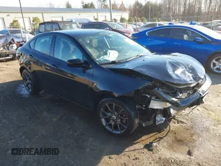2015 Dodge Dart SXT with VIN 1C3CDFBB9FD311225, listed as a IAAI auction lot 41661038 with 96,295 mi miles. Bid and sale history available at carsss.com. Image 1.