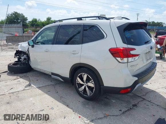2021 Subaru Forester Touring with VIN JF2SKAXC8MH574427, listed as a IAAI auction lot 42529701 with 11,409 mi miles and . Bid and sale history available at DreamBid. Image 3.