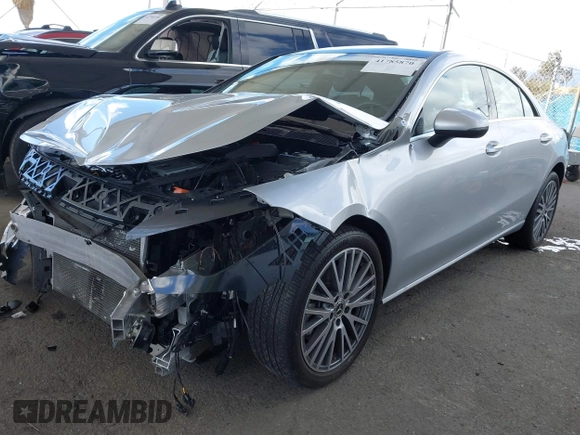 2023 Mercedes-Benz CLA 250 with VIN W1K5J4GB7PN386050, listed as a IAAI auction lot 41785870 with 14,883 mi miles and . Bid and sale history available at DreamBid. Image 17.