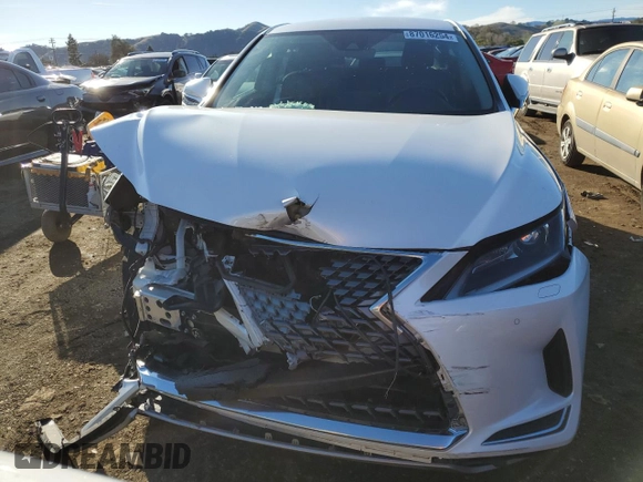2020 Lexus RX with VIN 2T2AGMDA1LC045416, listed as a Copart auction lot 87016254 with 47,355 mi miles and Salvage Title. Bid and sale history available at carsss.com. Image 5.