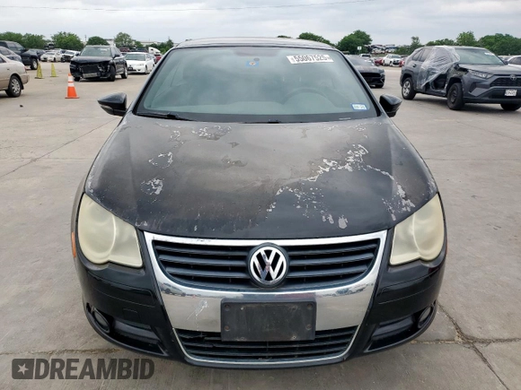 2011 Volkswagen Eos Komfort with VIN WVWBW7AHXBV004597, listed as a Copart auction lot 55067525 with 156,404 mi miles and Clean Title. Bid and sale history available at DreamBid. Image 5.