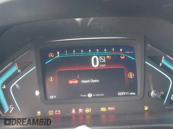 2024 Honda Odyssey Touring with VIN 5FNRL6H82RB027601, listed as a IAAI auction lot 41808680 with 25,911 mi miles and . Bid and sale history available at DreamBid. Image 7.