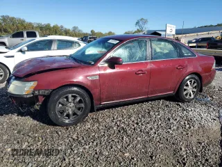 2008 Ford Taurus SEL with VIN 1FAHP24W28G134607, listed as a Copart auction lot 76932034 with 176,029 mi miles and Salvage Title. Bid and sale history available at carsss.com. Image 1.