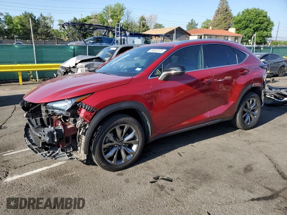 2015 Lexus NX 200t with VIN JTJYARBZ5F2010419, listed as a Copart auction lot 59632075 with 82,501 mi miles and Salvage title. Bid and sale history available at DreamBid. Image 1.