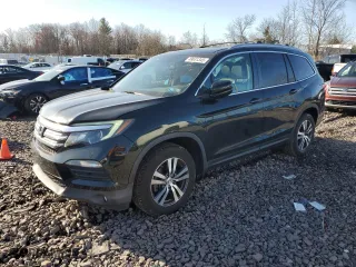 2016 Honda Pilot EX-L with VIN 5FNYF6H52GB062595, listed as a Copart auction lot 49631345 with 67,927 mi miles and Salvage Title. Bid and sale history available at carsss.com. Image 1.