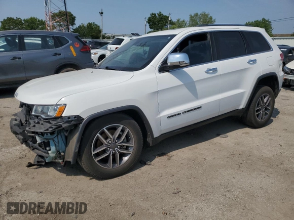 2019 Jeep Grand Cherokee Limited with VIN 1C4RJEBG5KC643232, listed as a Copart auction lot 58371565 with 106,423 mi miles and Salvage title. Bid and sale history available at DreamBid. Image 1.