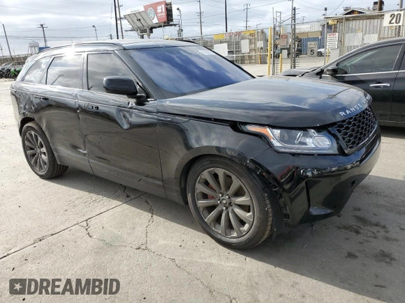2019 Land Rover Range Rover Velar S with VIN SALYB2FV1KA220622, listed as a Copart auction lot 62135075 with 62,839 mi miles and Salvage title. Bid and sale history available at DreamBid. Image 4.