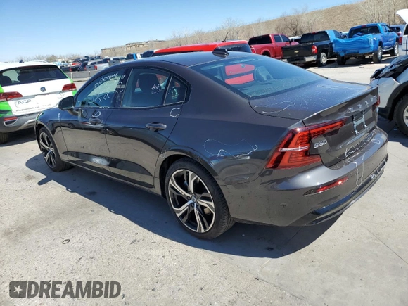 2024 Volvo S60 Plus Dark Theme with VIN 7JRL12TL8RG294538, listed as a Copart auction lot 49538014 with 667 mi miles and Salvage Title. Bid and sale history available at carsss.com. Image 2.