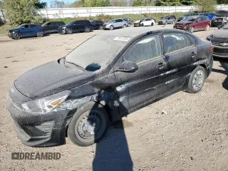 2022 Kia Rio S with VIN 3KPA24AD5NE432301, listed as a Copart auction lot 73457204 with 56,007 mi miles and Non Repairable. Bid and sale history available at carsss.com. Image 1.