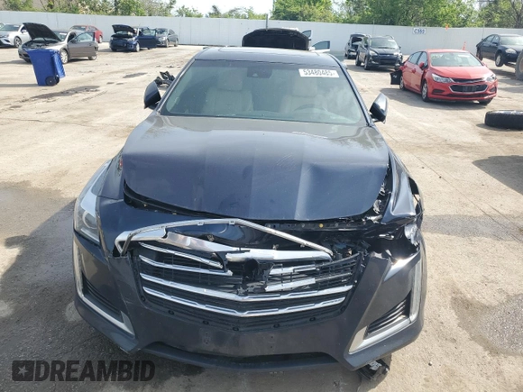 2018 Cadillac CTS Luxury AWD with VIN 1G6AX5SX0J0128430, listed as a Copart auction lot 53480485 with 121,920 mi miles and Salvage title. Bid and sale history available at DreamBid. Image 5.