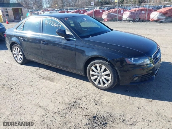 2011 Audi A4 2.0T Premium Plus with VIN WAUFFAFL1BN044298, listed as a IAAI auction lot 41773659 with 123,986 mi miles. Bid and sale history available at carsss.com. Image 1.