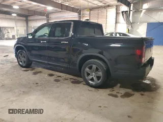 2022 Honda Ridgeline RTL-E with VIN 5FPYK3F73NB023341, listed as a Copart auction lot 48492955 with 42,612 mi miles and Salvage title. Bid and sale history available at DreamBid. Image 2.