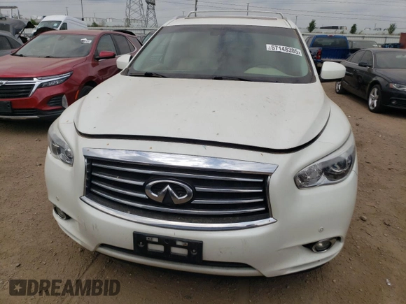 2015 Infiniti QX60 with VIN 5N1AL0MM1FC553705, listed as a Copart auction lot 57148305 with 101,250 mi miles and Clean title. Bid and sale history available at DreamBid. Image 5.