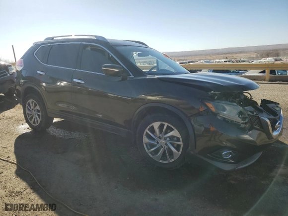 2015 Nissan Rogue SV with VIN 5N1AT2MV3FC800520, listed as a Copart auction lot 43781615 with 105,593 mi miles and Salvage Title. Bid and sale history available at carsss.com. Image 4.