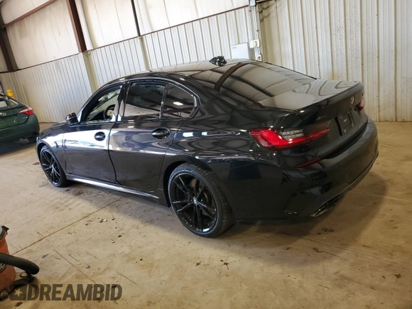 2022 BMW 3 Series M340i xDrive with VIN 3MW5U9J06N8C77498, listed as a Copart auction lot 50289925 with 39,537 mi miles and Salvage Title. Bid and sale history available at carsss.com. Image 2.