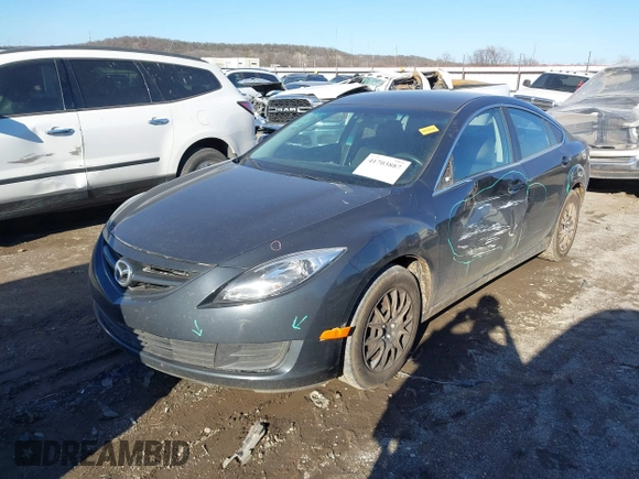 2012 Mazda 6 i Sport with VIN 1YVHZ8BH0C5M15301, listed as a IAAI auction lot 41703887 with 219,358 mi miles and . Bid and sale history available at carsss.com. Image 2.