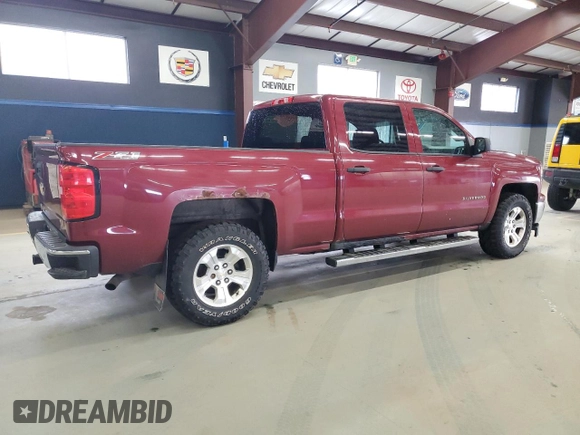 2014 Chevrolet Silverado 1500 LT with VIN 1GCUKREC9EF195006, listed as a Copart auction lot 54220595 with 165,478 mi miles and Clean Title. Bid and sale history available at DreamBid. Image 3.