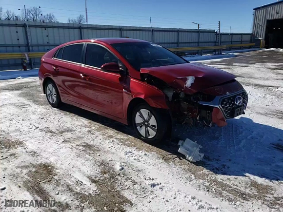 2020 Hyundai Ioniq Hybrid Blue with VIN KMHC65LC3LU197978, listed as a Copart auction lot 45359655 with 82,392 mi miles and Salvage Title. Bid and sale history available at carsss.com. Image 14.