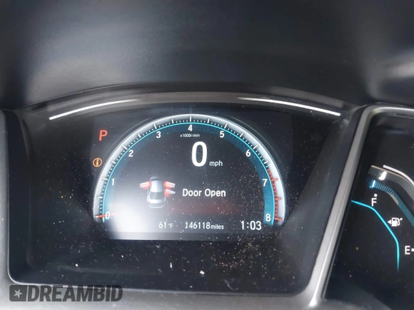 2018 Honda Civic EX with VIN 19XFC2F76JE206191, listed as a IAAI auction lot 41949231 with 146,118 mi miles and . Bid and sale history available at DreamBid. Image 15.