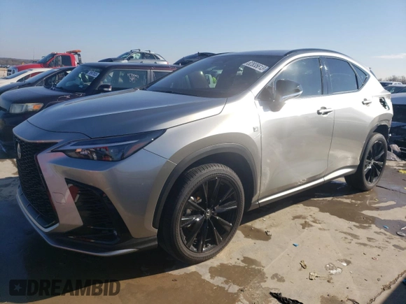 2022 Lexus NX 350 F Sport with VIN JTJKGCEZ9N2000844, listed as a Copart auction lot 82835613 with 18,817 mi miles and . Bid and sale history available at DreamBid. Image 1.