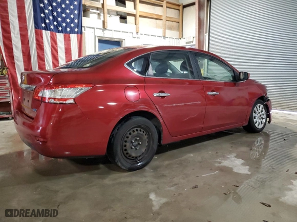 2014 Nissan Sentra SV with VIN 3N1AB7APXEY250199, listed as a Copart auction lot 83560574 with 237,197 mi miles and Salvage Title. Bid and sale history available at carsss.com. Image 3.