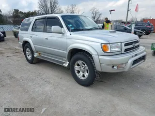 2001 Toyota 4Runner SR5 with VIN JT3HN86R610354474, listed as a IAAI auction lot 41873100 with 340,628 mi miles. Bid and sale history available at carsss.com. Image 1.