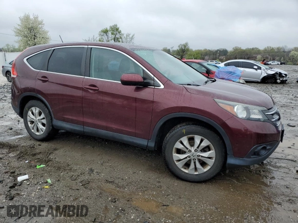 2014 Honda CR-V EX with VIN 5J6RM4H51EL051428, listed as a Copart auction lot 51898335 with 163,897 mi miles and Salvage Title. Bid and sale history available at carsss.com. Image 4.