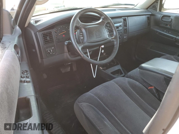 2001 Dodge Dakota Sport with VIN 1B7GG22N71S303684, listed as a Copart auction lot 52167635 with 151,354 mi miles and Salvage Title. Bid and sale history available at carsss.com. Image 8.