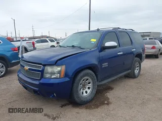 2012 Chevrolet Tahoe LS with VIN 1GNSCAE07CR271482, listed as a IAAI auction lot 41582756 with 134,299 mi miles and . Bid and sale history available at DreamBid. Image 2.