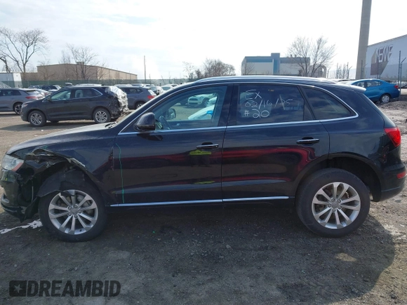 2016 Audi Q5 Premium Plus with VIN WA1L2AFP5GA036606, listed as a IAAI auction lot 41696026 with 102,893 mi miles. Bid and sale history available at carsss.com. Image 14.