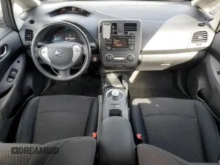 2015 Nissan LEAF SV with VIN 1N4AZ0CPXFC313458, listed as a Copart auction lot 50556295 with 85,231 mi miles and Salvage Title. Bid and sale history available at carsss.com. Image 8.