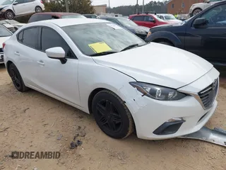 2015 Mazda 3 i Sport with VIN 3MZBM1U75FM234051, listed as a IAAI auction lot 41674687 with 101,470 mi miles. Bid and sale history available at carsss.com. Image 1.