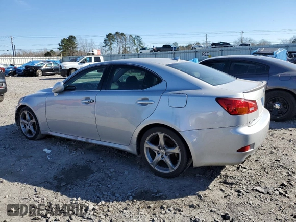 2007 Lexus IS with VIN JTHBK262372045115, listed as a Copart auction lot 46284455 with 166,463 mi miles and Clean Title. Bid and sale history available at carsss.com. Image 2.