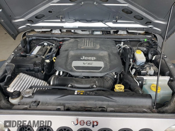 2018 Jeep Wrangler Unlimited Sport S with VIN 1C4HJWDG0JL938462, listed as a Copart auction lot 59862325 with 54,358 mi miles and Salvage title. Bid and sale history available at DreamBid. Image 11.