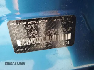 2019 Mitsubishi Mirage ES z VIN ML32F3FJ8KHF16562, wystawiony jako Copart lot #55460175 z przebiegiem 142 557 mil mil oraz Szkoda całkowita • Salvage title. Historia ofert i sprzedaży dostępna na DreamBid. Obrazek 12.