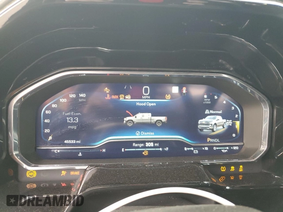 2022 Chevrolet Silverado 1500 LT with VIN 1GCPDDEK6NZ607592, listed as a Copart auction lot 86831574 with 45,533 mi miles and Salvage Title. Bid and sale history available at DreamBid. Image 9.