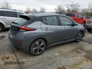 2022 Nissan LEAF SV Plus with VIN 1N4BZ1CV7NC562646, listed as a Copart auction lot 80796494 with 45,477 mi miles and Salvage Title. Bid and sale history available at DreamBid. Image 3.