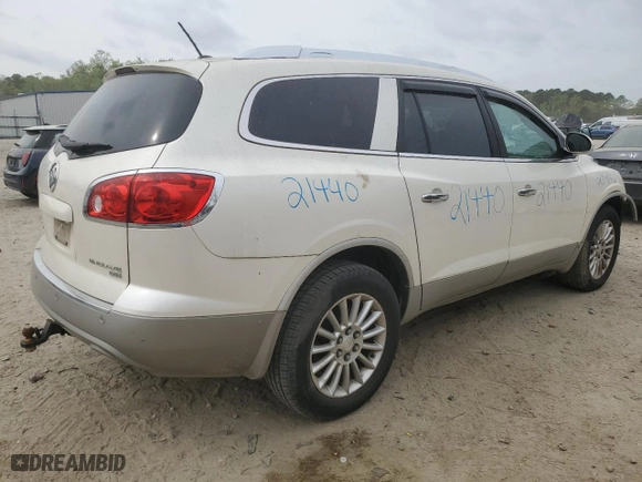 2010 Buick Enclave CXL w/1XL with VIN 5GALRBED0AJ195959, listed as a Copart auction lot 51752735 with 189,680 mi miles and Salvage Title. Bid and sale history available at carsss.com. Image 3.