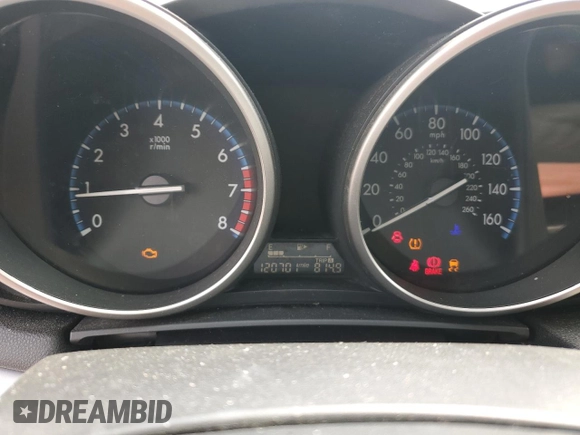 2012 Mazda 3 i Touring with VIN JM1BL1V89C1659276, listed as a Copart auction lot 53679595 with 120,701 mi miles and Clean Title. Bid and sale history available at DreamBid. Image 9.