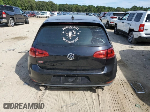 2017 Volkswagen Golf GTI Autobahn with VIN 3VW547AU0HM026107, listed as a Copart auction lot 69959084 with 115,640 mi miles and Salvage Title. Bid and sale history available at carsss.com. Image 6.