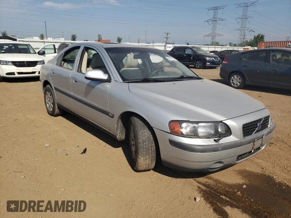 2001 Volvo S60 with VIN YV1RS61R412049929, listed as a Copart auction lot 69078954 with 0 mi miles and Salvage Title. Bid and sale history available at carsss.com. Image 4.