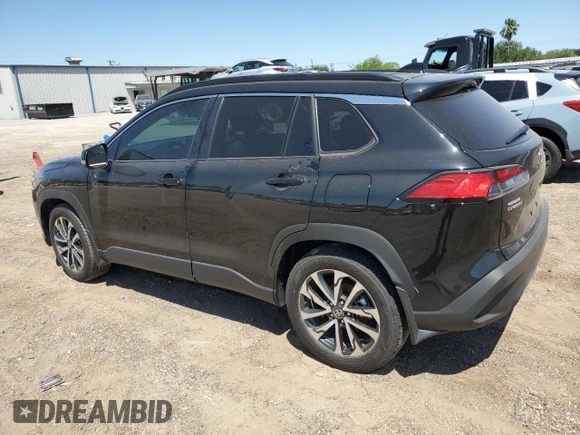 2023 Toyota Corolla Cross XLE с VIN 7MUDAABG9PV076750, выставлен на аукционе Copart как лот 51434765 с пробегом Не указан миль и Списание • Salvage title. История ставок и продаж доступна на DreamBid. Изображение 2.