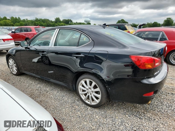 2008 Lexus IS 250 with VIN JTHCK262882023813, listed as a Copart auction lot 64862525 with 212,075 mi miles and Clean title. Bid and sale history available at DreamBid. Image 2.