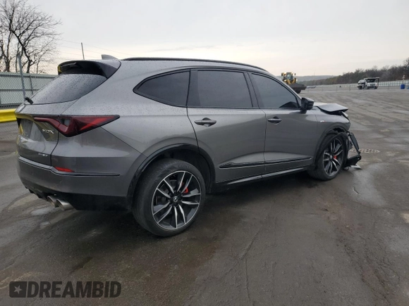 2022 Acura MDX Type S w/Advance Package with VIN 5J8YD8H85NL003306, listed as a Copart auction lot 52818675 with 60,164 mi miles and Salvage Title. Bid and sale history available at carsss.com. Image 3.