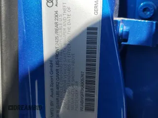 2019 Audi RS 3 z VIN WUABWGFF9KA905767, wystawiony jako Copart lot #53146125 z przebiegiem 50 725 mil mil oraz Szkody całkowita. Historia ofert i sprzedaży dostępna na DreamBid. Obrazek 12.