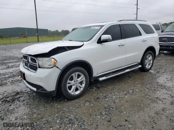 2013 Dodge Durango Crew with VIN 1C4RDHDG4DC535385, listed as a Copart auction lot 50942175 with 211,719 mi miles and Salvage Title. Bid and sale history available at carsss.com. Image 1.