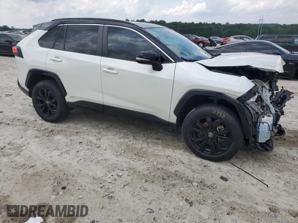 2022 Toyota RAV4 Hybrid XSE с VIN 2T3E6RFVXNW030847, выставлен на аукционе Copart как лот 57119115 с пробегом 64 757 миль миль и Списание • Salvage title. История ставок и продаж доступна на DreamBid. Изображение 4.