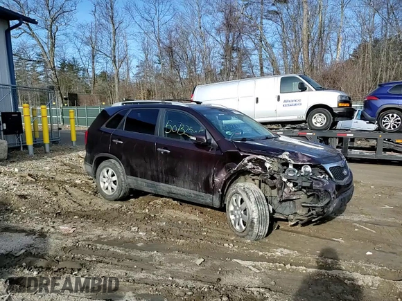 2011 Kia Sorento LX with VIN 5XYKT3A14BG131552, listed as a Copart auction lot 50732505 with 130,366 mi miles and Salvage Title. Bid and sale history available at DreamBid. Image 11.