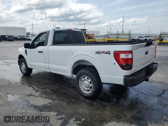 2022 Ford F-150 XL with VIN 1FTMF1EB2NKE16983, listed as a Copart auction lot 60933255 with Not provided miles and Salvage title. Bid and sale history available at DreamBid. Image 2.